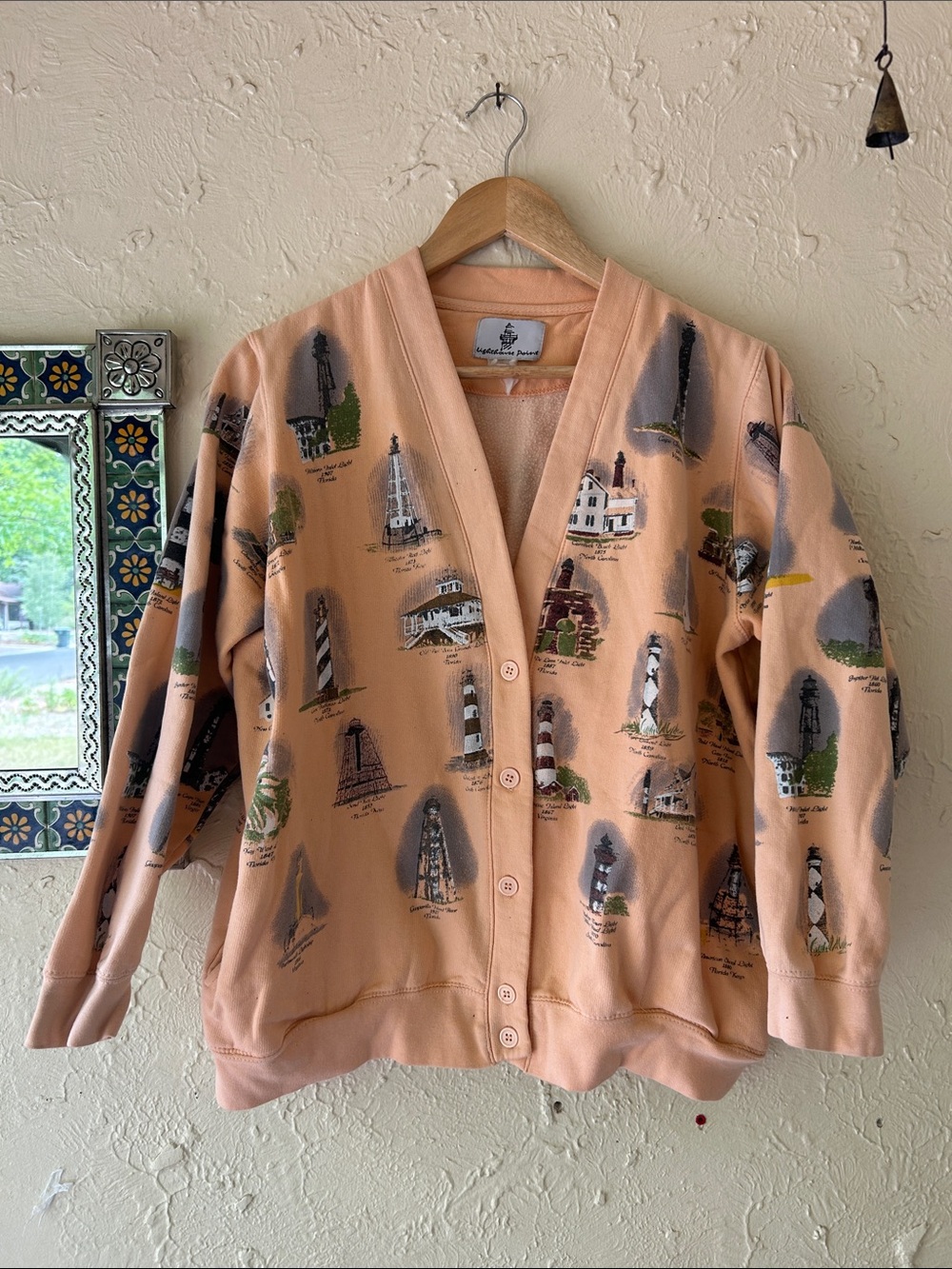 Vintage Lighthouse Cardigan 🌊 size M/L